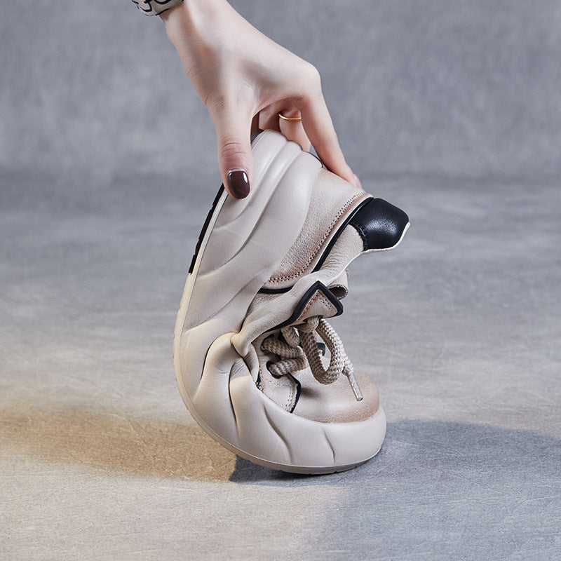 Women Minimalist Handmade Leather Casual Shoes Newgew Shoes