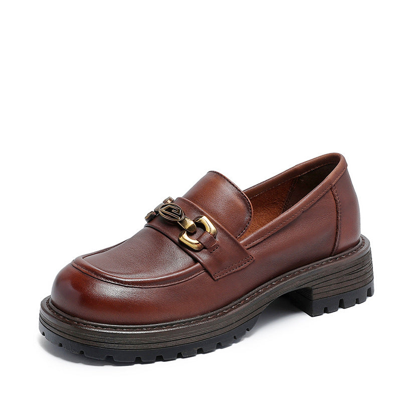 Women Minimalist Casual Soft Leather JK Loafers Newgew Shoes