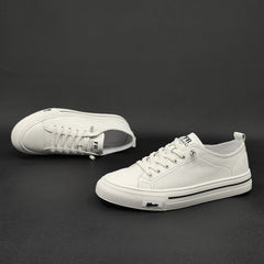 Men Casual Minimalist Leather Slip-on Flat Shoes Newgew Shoes