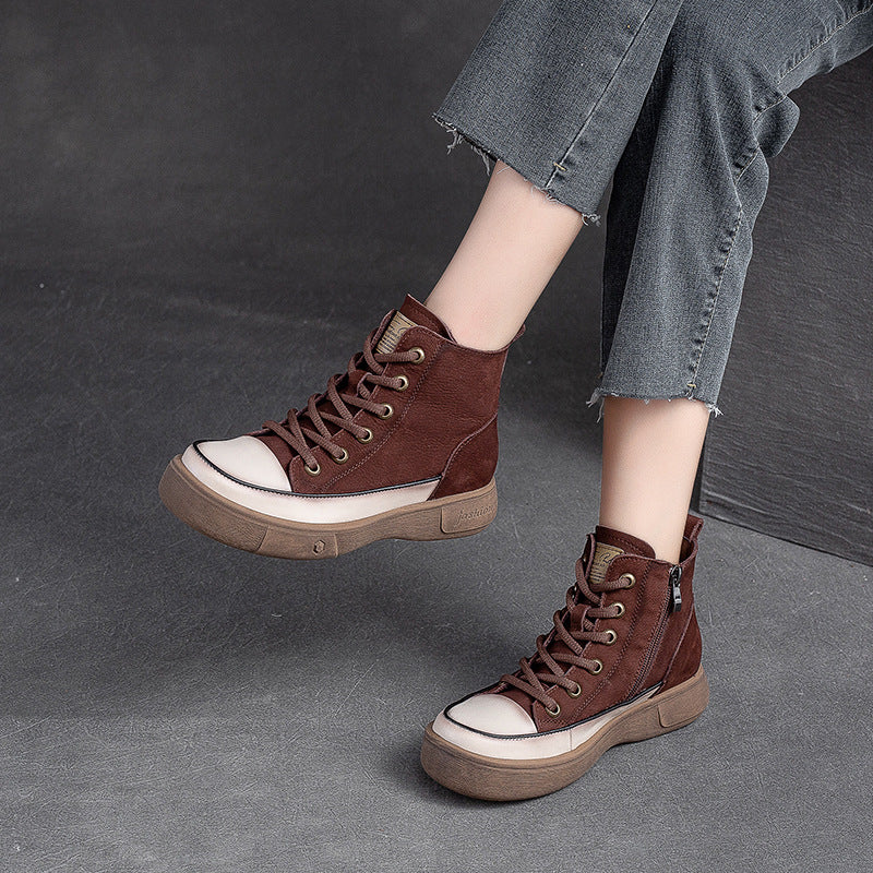 Women Casual Leather Minimalist Fashion Boots Newgew Shoes