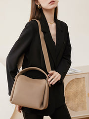 Women Minimalism Fashion Soft Cowhide Purse Newgew Shoes