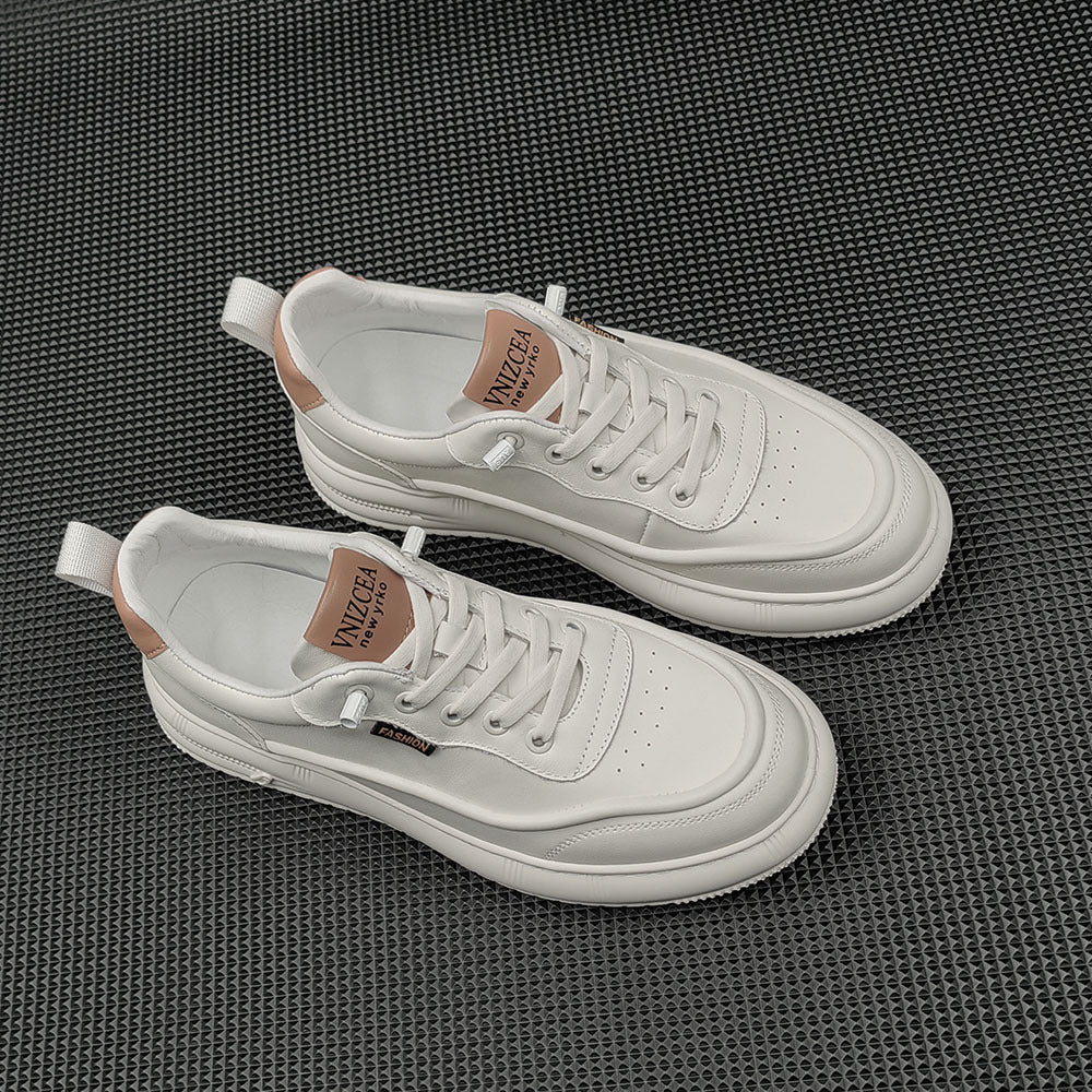 Men Fashion Leather Flat Casual Shoes Newgew Shoes