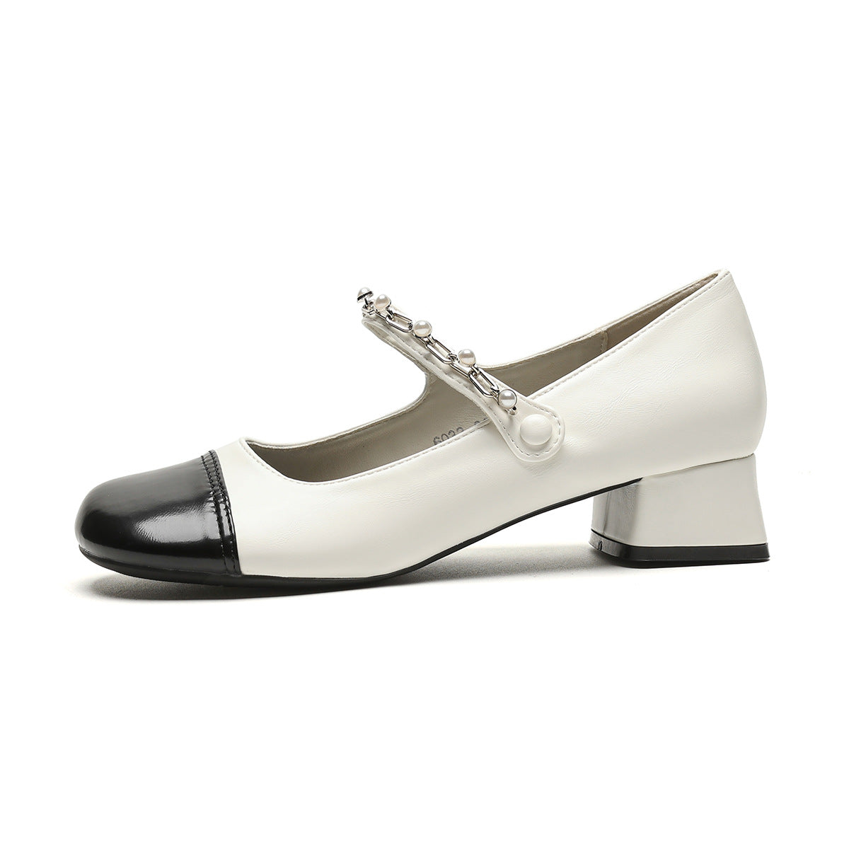 Women Minimalist Casual Low Chunky Heel Mary Jane Shoes Newgew Shoes