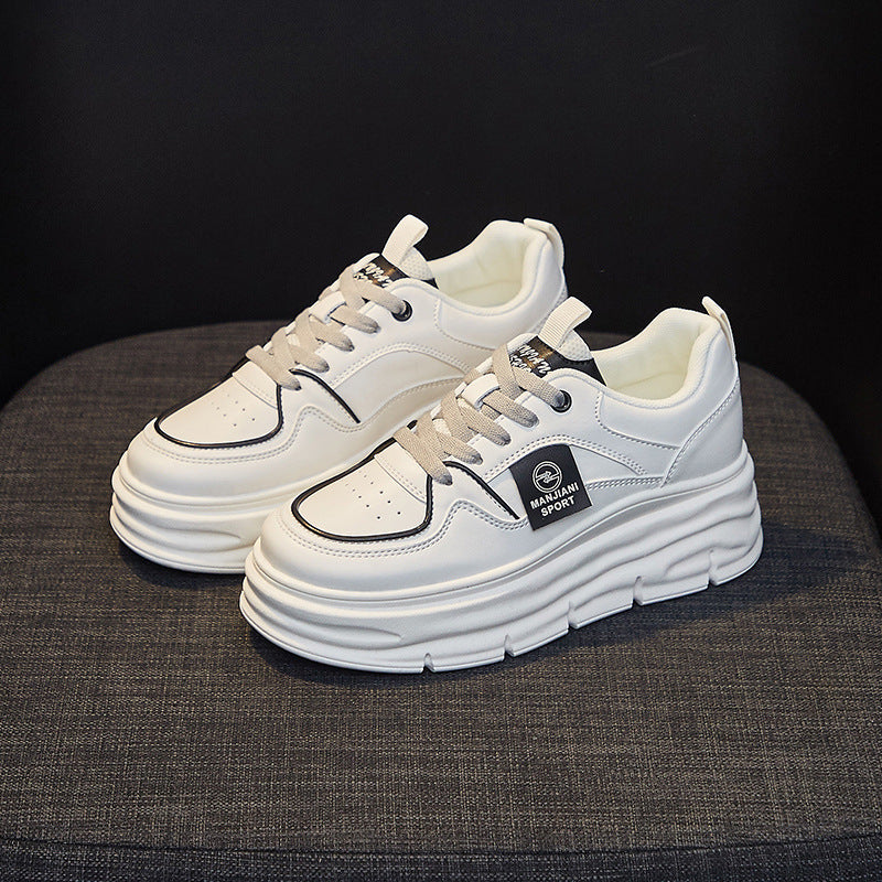 Women's Korean Style White Spring Joker Board Canvas Shoes Newgew