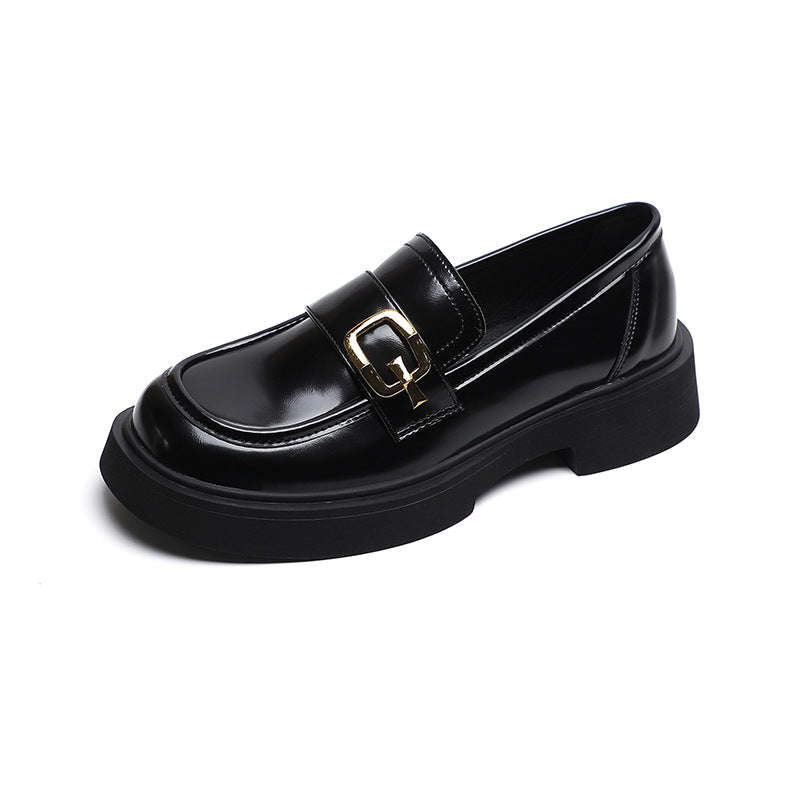 Women Retro Lug Sole Comfort Loafers Newgew Shoes