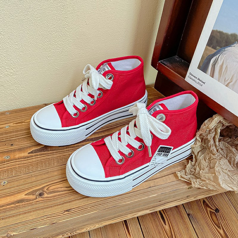 Women's Summer Mesh Breathable Versatile Korean Style Canvas Shoes Newgew