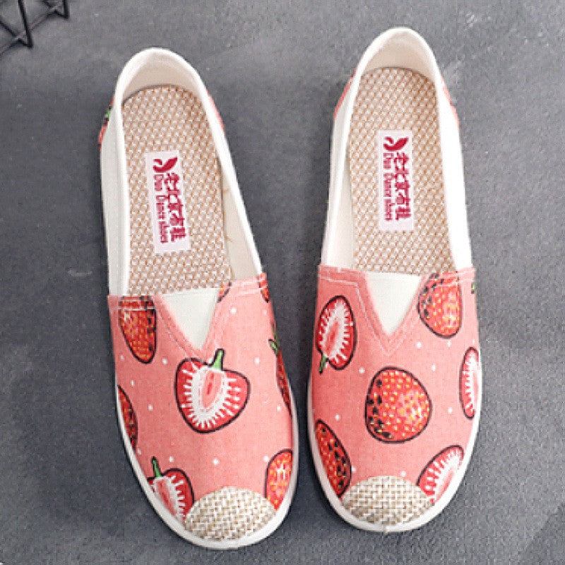 Stylish Women's Cloth Spring Comfortable Soft Canvas Shoes Newgew