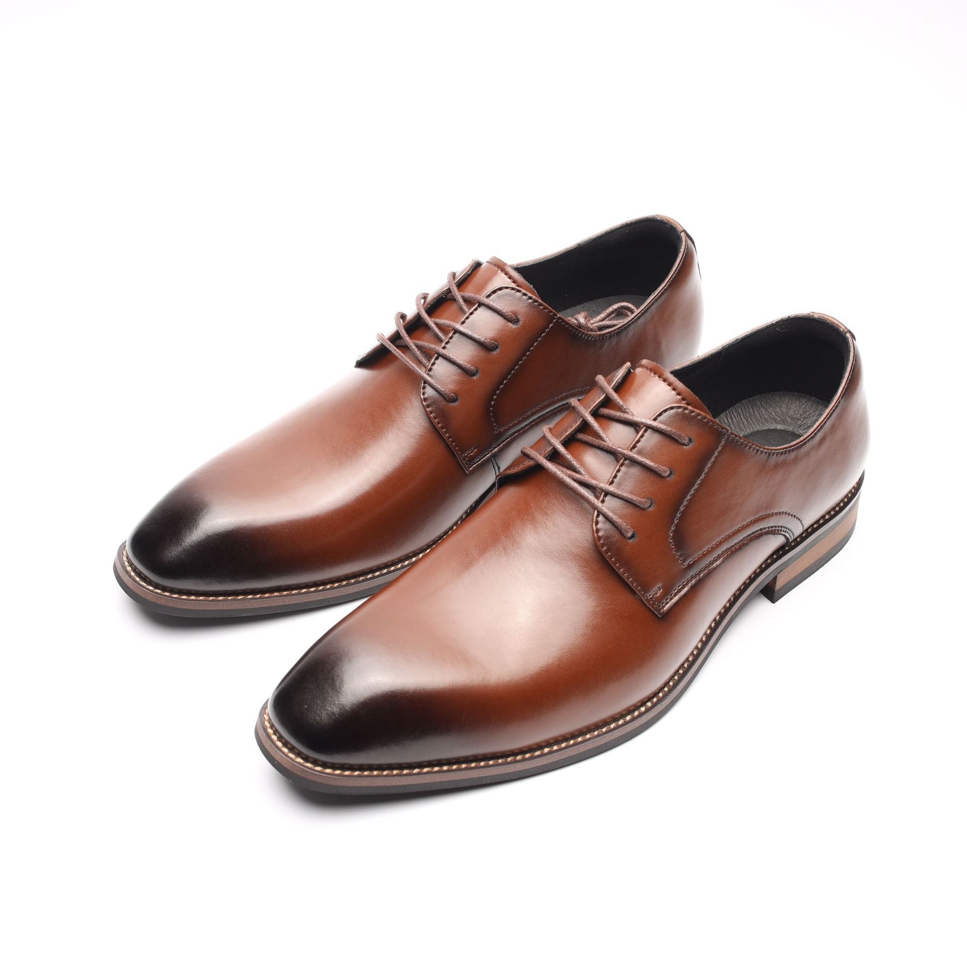 Men Classic Minimalism Cowhide Casual Oxford Shoes Newgew Shoes