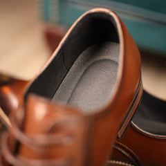 Men Classic Minimalism Cowhide Casual Oxford Shoes Newgew Shoes