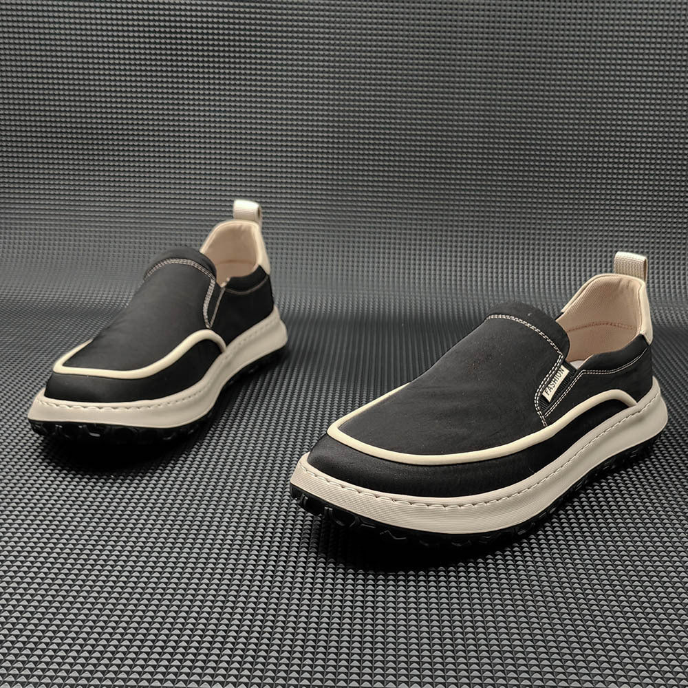 Men Minimalist Breathable Canvas Flat Casual Loafers Newgew Shoes