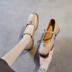 Women Handmade Leather Minimalist Casual Shoes Newgew Shoes