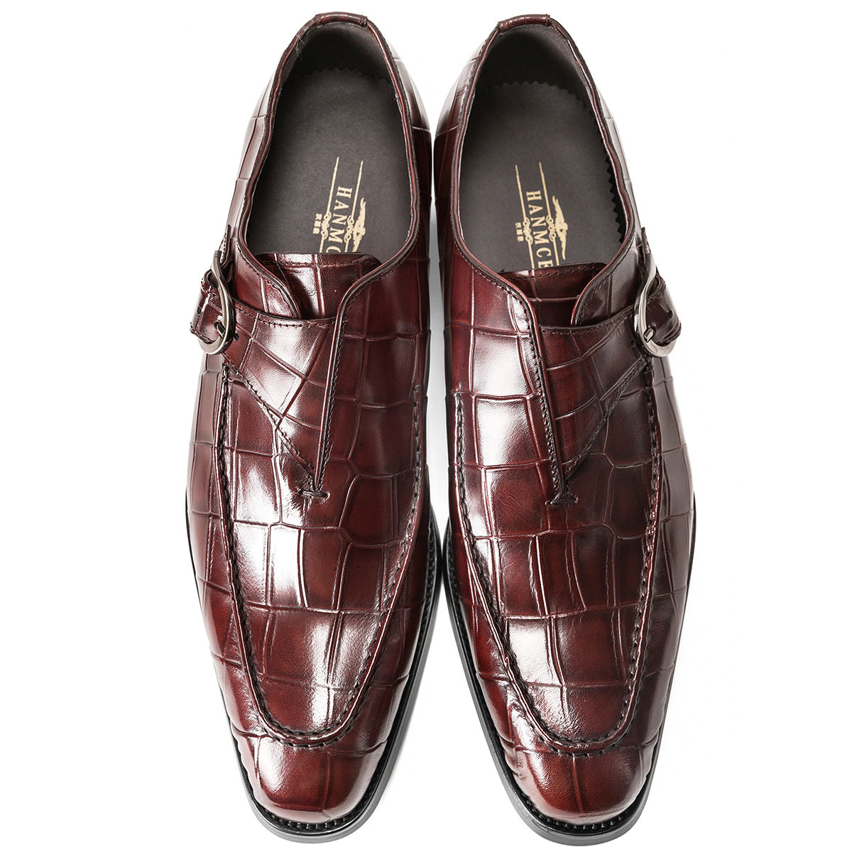Men Classic Glossy Leather Oxford Shoes Newgew Shoes