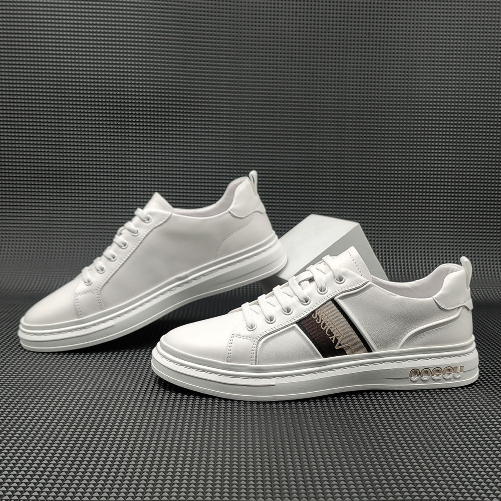 Men Fashion Leather Flat Slip-on Casual Shoes Newgew Shoes