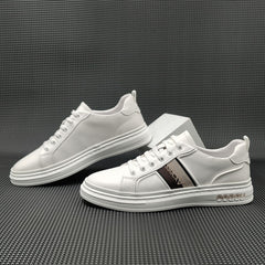 Men Fashion Leather Flat Slip-on Casual Shoes Newgew Shoes