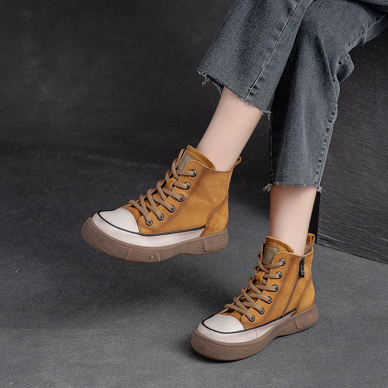 Women Casual Leather Minimalist Fashion Boots Newgew Shoes