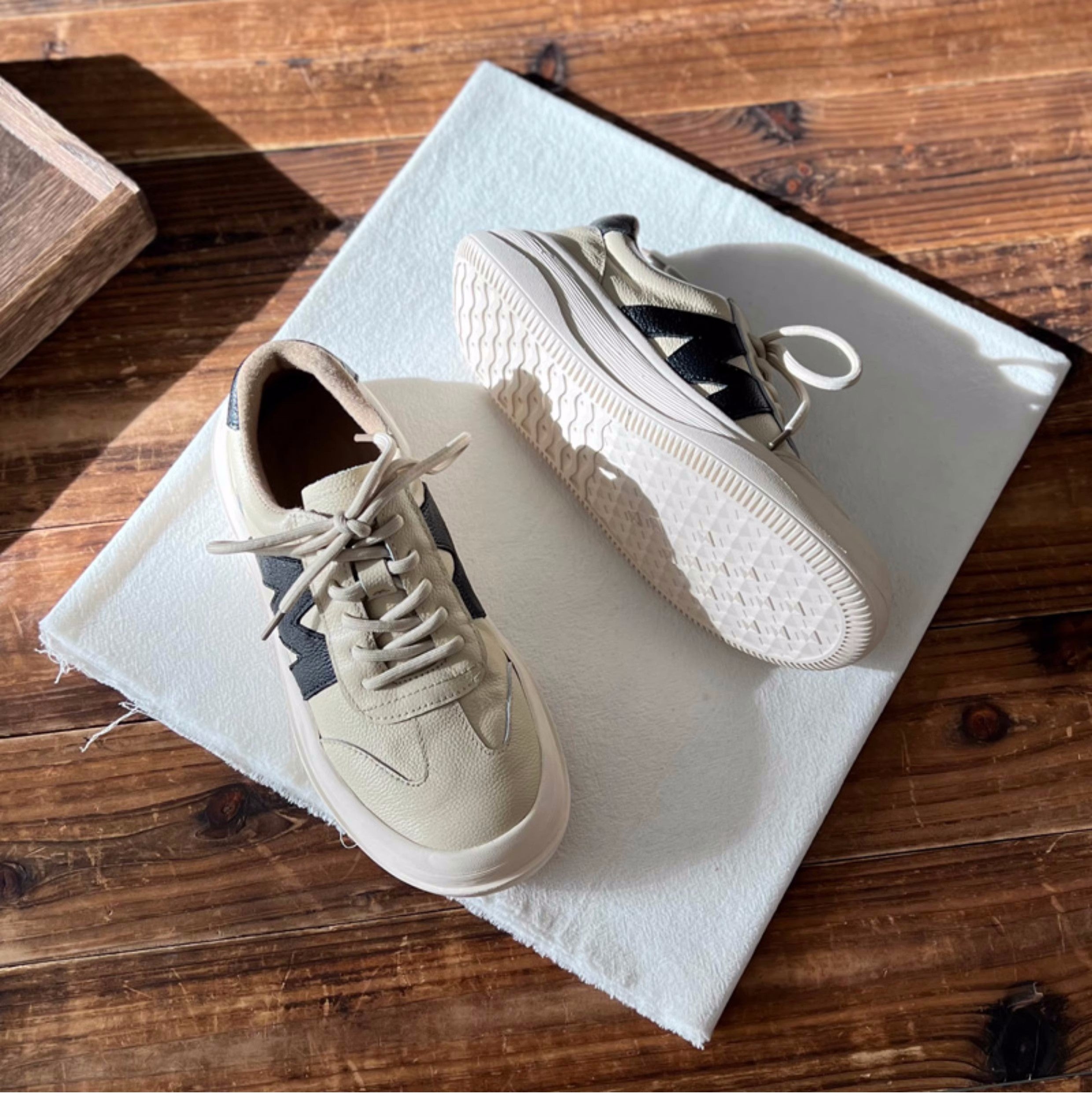 Women Fashion Leather Casual Training Shoes Newgew Shoes