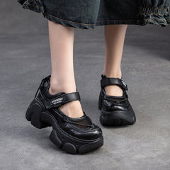 Women Breathable Mesh Casual Chunky Platform Sandals Newgew Shoes