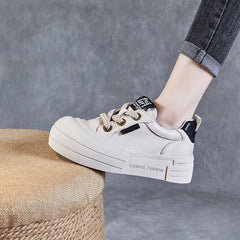 Women Fashion Minimalist Flat Thick Soled Casual Shoes Newgew Shoes