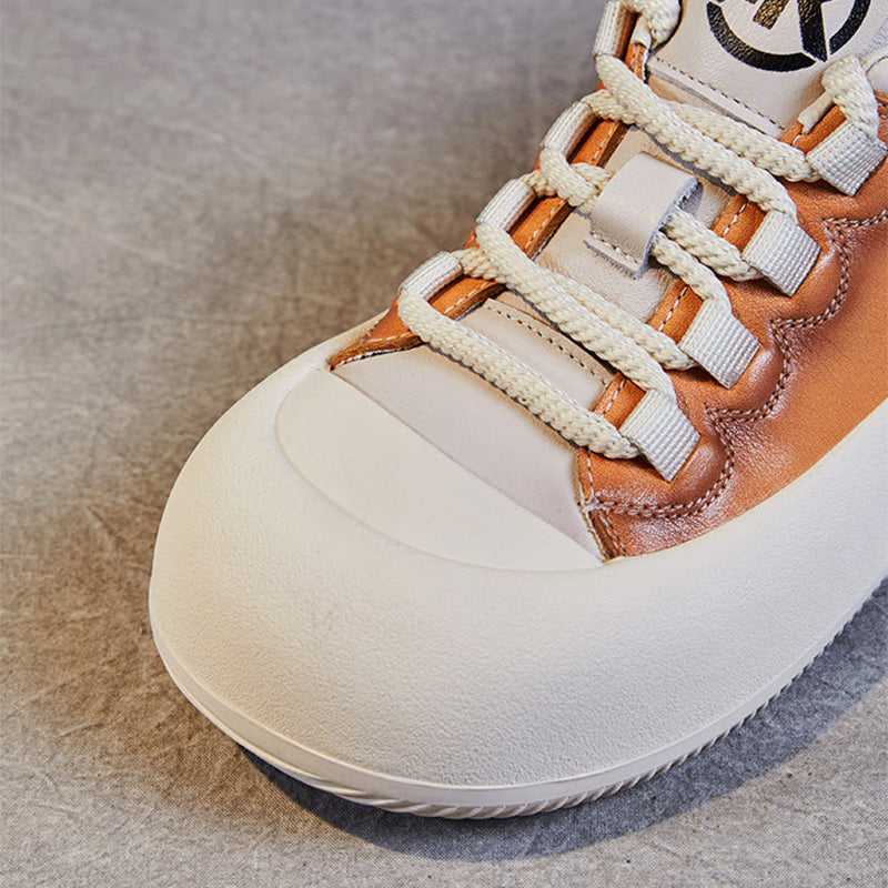 Women Fashion Leather Flat Casual Shoes Newgew Shoes