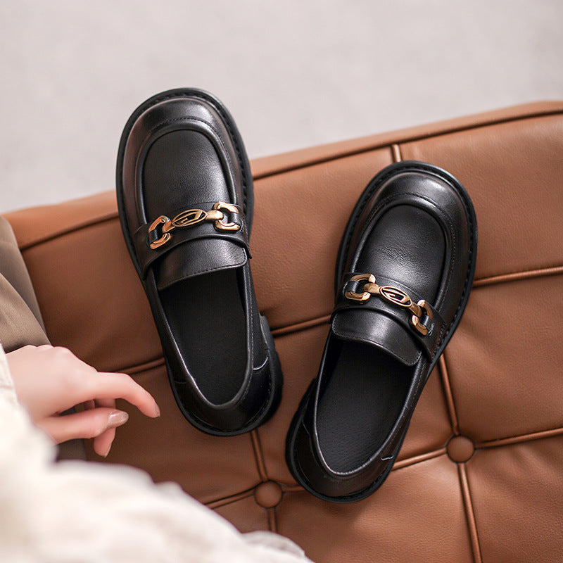 Women Minimalist Casual Soft Leather JK Loafers Newgew Shoes