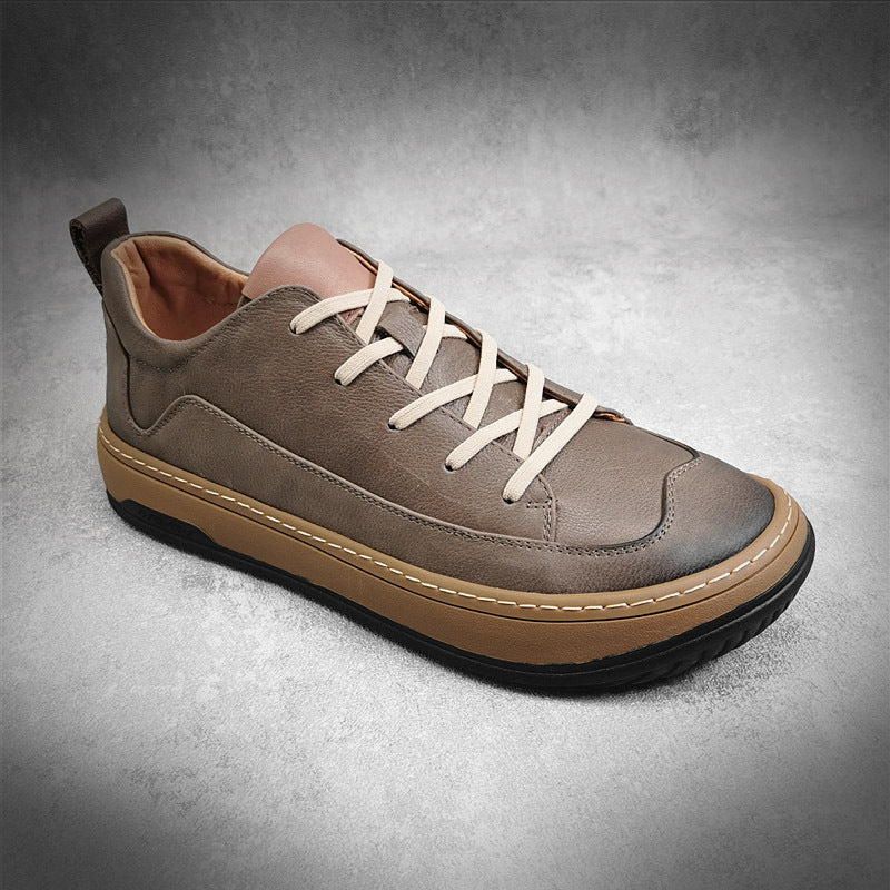 Men Casual Frosted Leather Sneaker Shoes Newgew Shoes