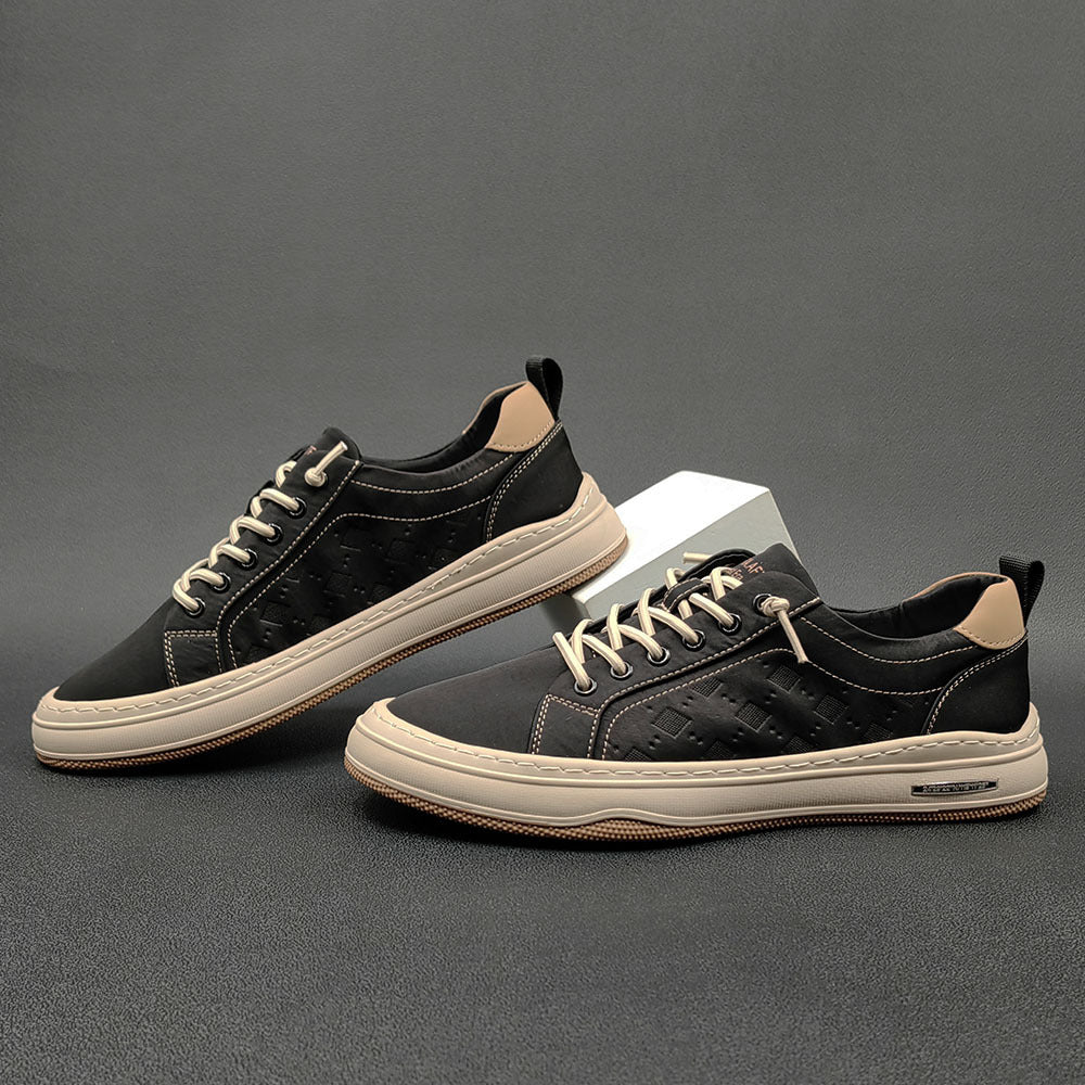 Men Minimalist Fashion Canvas Flat Casual Shoes Newgew Shoes