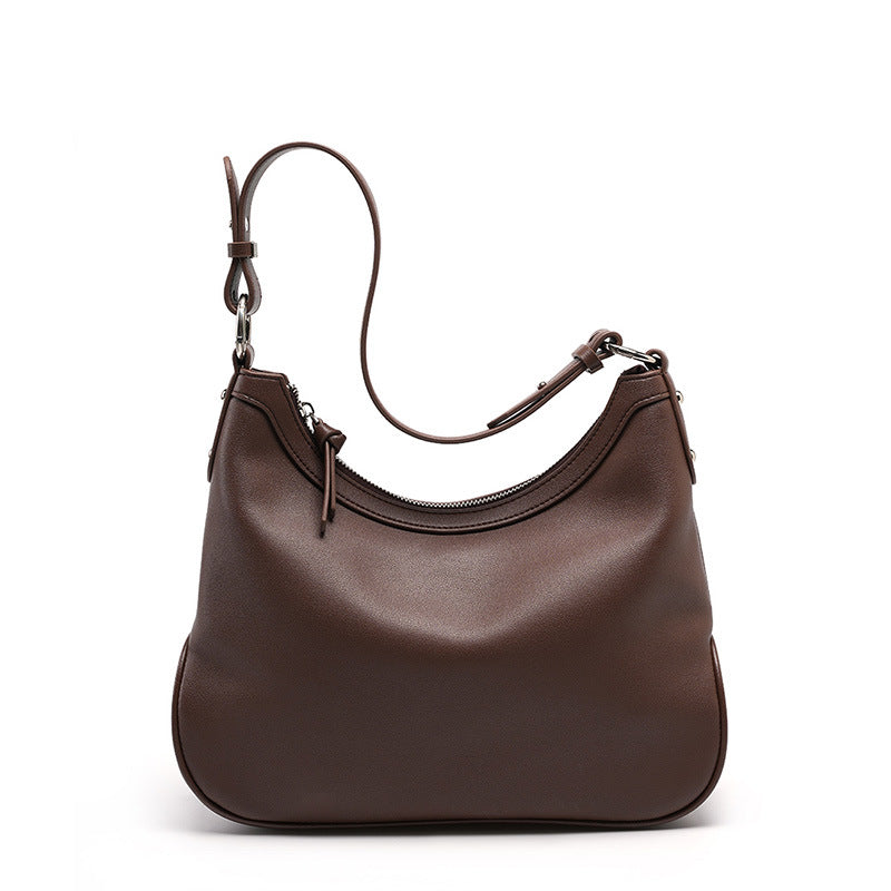Women Minimalist Soft Leather Shoulder Bag Newgew Shoes