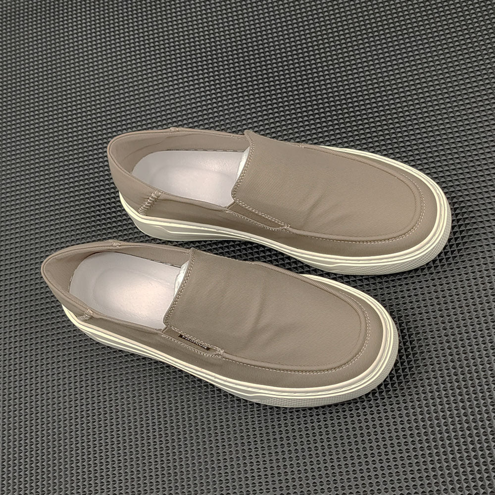 Men Minimalist Breathable Canvas Flat Casual Loafers Newgew Shoes