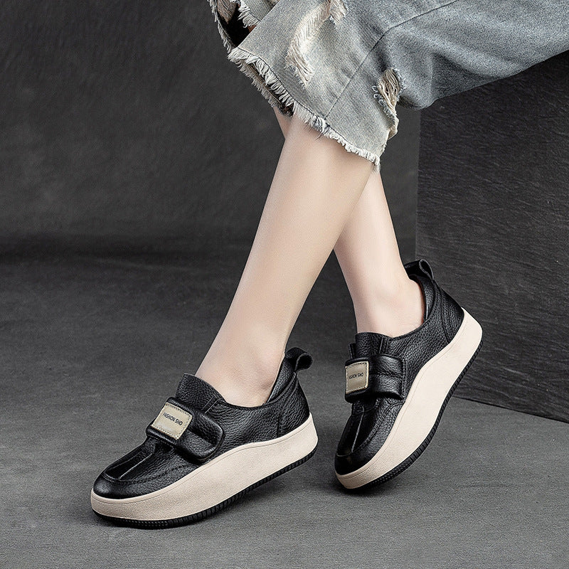 Women Minimalist Soft Leather Casual Shoes Newgew Shoes