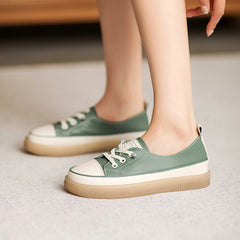 Women Fashion Leather Minimalist Casual Shoes Newgew Shoes