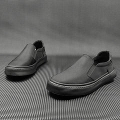 Men Retro Minimalist Leather Soft Flat Loafers Newgew Shoes