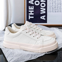 Men Minimalist Fashion Lace-up Flat Casual Shoes Newgew Shoes