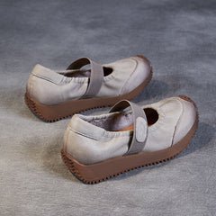 Women Retro Soft Leather Minimalist Causal Shoes Newgew Shoes