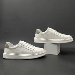 Men Fashion Breathable Leather Flat Casual Shoes Newgew Shoes