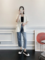 Women's Summer Small Pumps Genuine Flying Woven Canvas Shoes Newgew