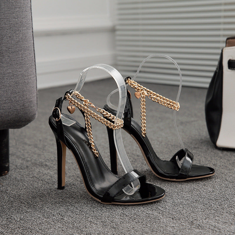 Stay Glossy Faux Suede Stiletto Heels Newgew