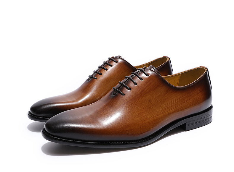 Men Leather Handmade Dress Oxford Shoes Newgew Shoes