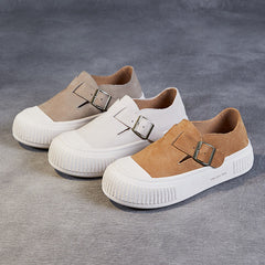Women Handmade Minimalist Soft Leather Casual Shoes Newgew Shoes