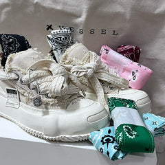 Women's Candy Hidden Big Head Smiley Face Beggar Canvas Shoes Newgew