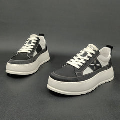 Men Fashion Breathable Canvas Casual Sneakers Newgew Shoes