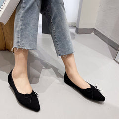 Moccasins Knitted Flat-Soled Shallow-Mouth Flying Shoes NewGew