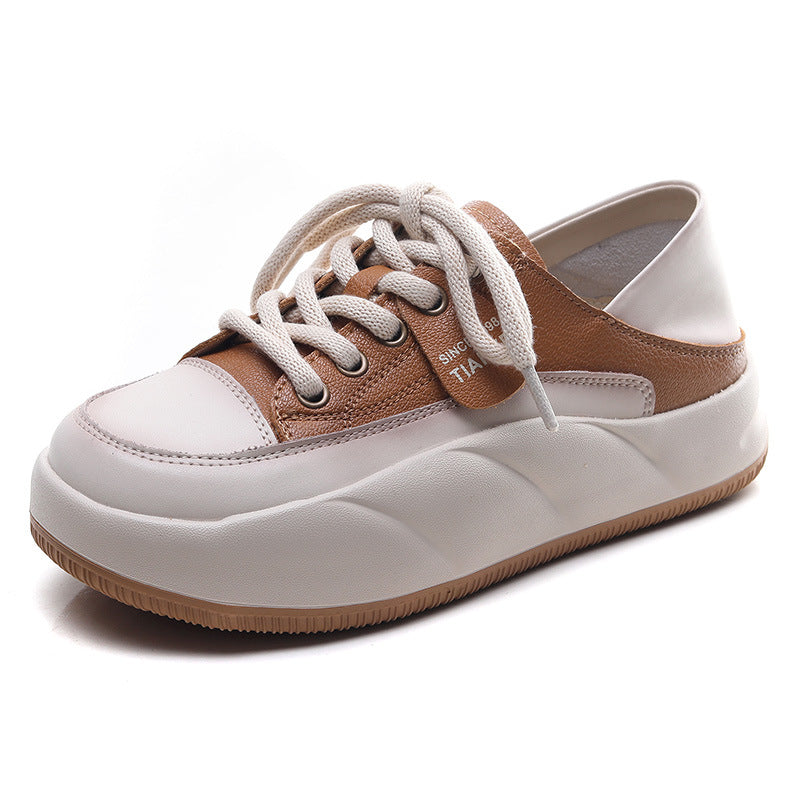 Women Fashion Soft Leather Casual Shoes Newgew Shoes