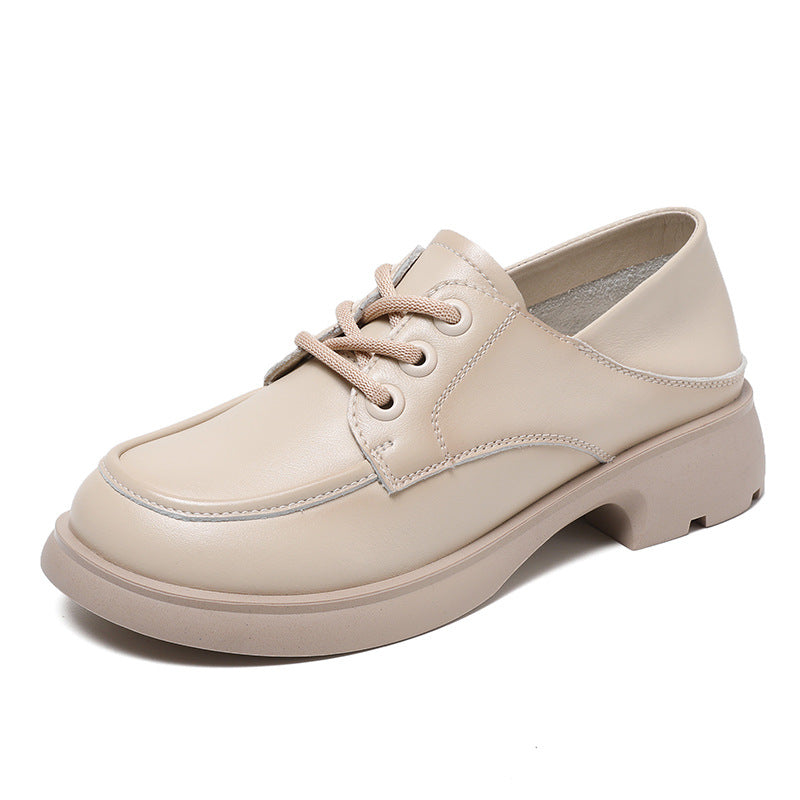Women Retro Soft Leather Minimalist Casual Shoes Newgew Shoes