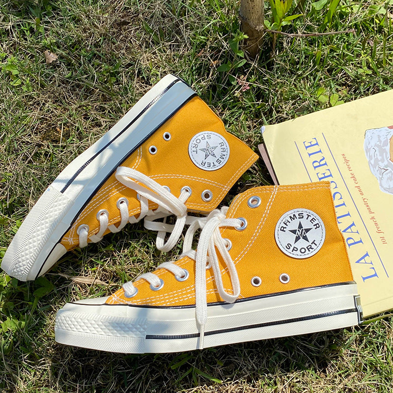 Stylish Women's Female Korean Style Versatile Canvas Shoes Newgew