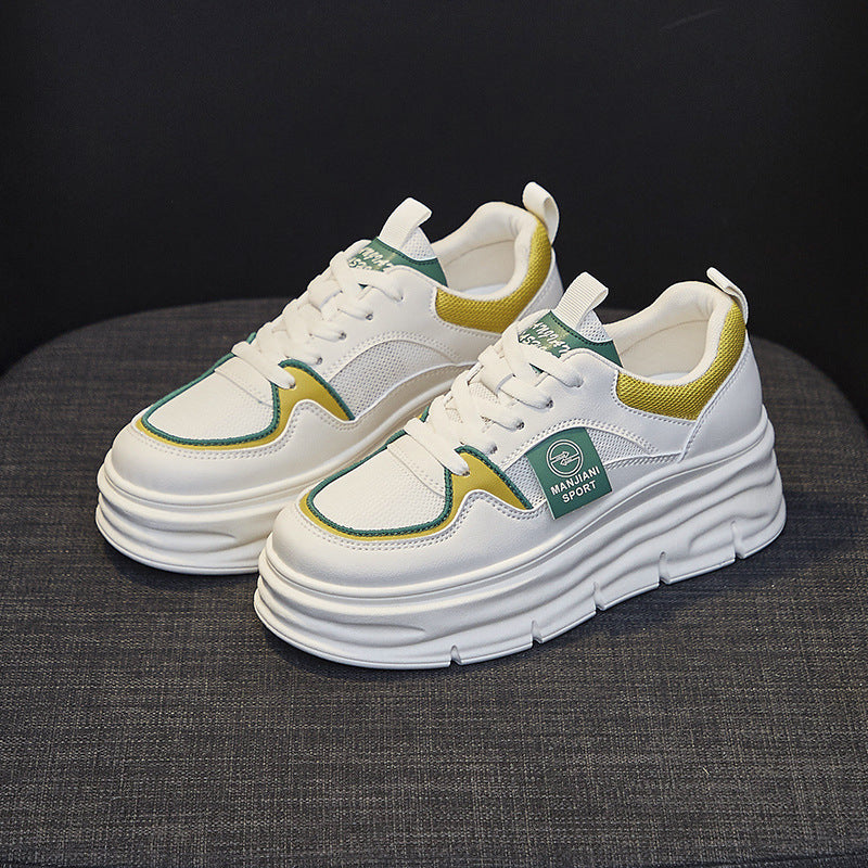 Women's Korean Style White Spring Joker Board Canvas Shoes Newgew