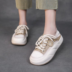 Women Fashion Soft Leather Casual Shoes Newgew Shoes