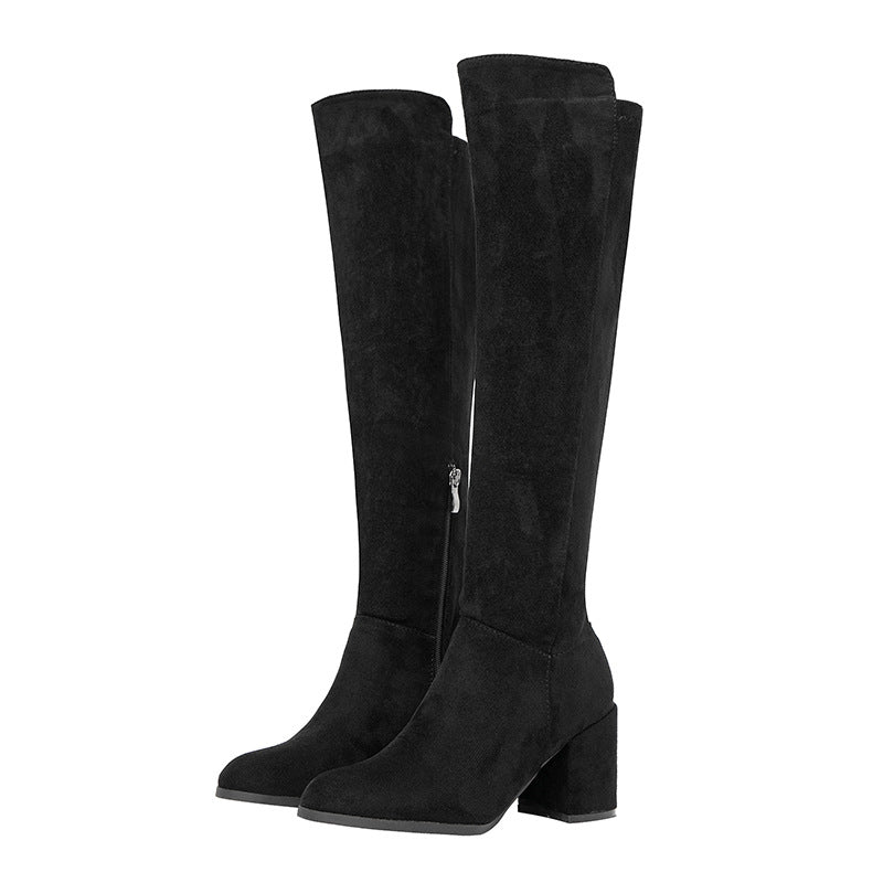 Trendsetter Knee-High Lug Boots Newgew