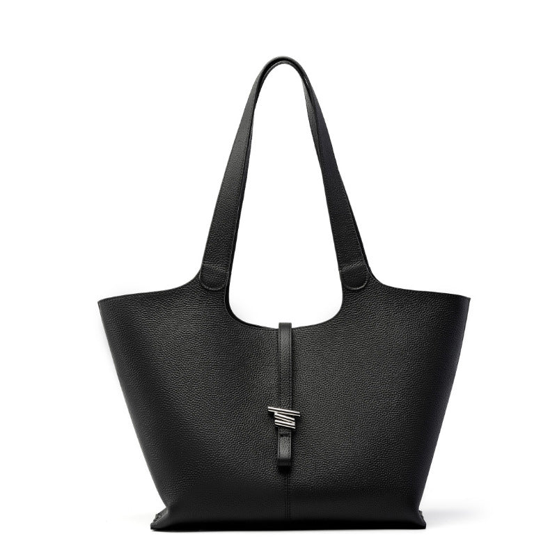 Women Fashion Soft Cowhide Tote Shoulder Bag Newgew Shoes