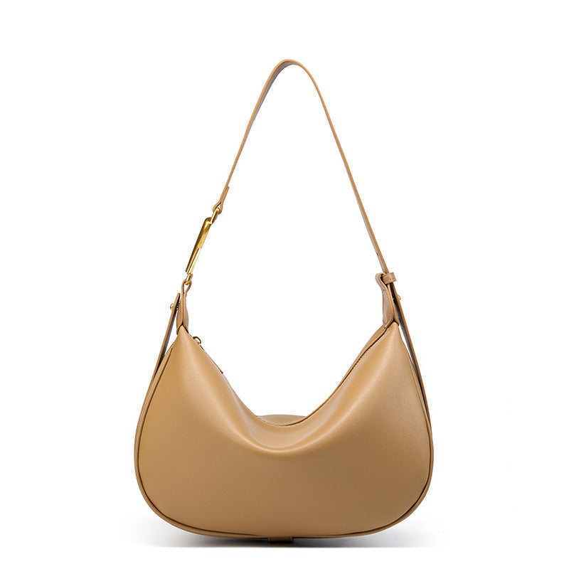 Women Fashion Minimalist Pure Leather Shoulder Bag Newgew Shoes