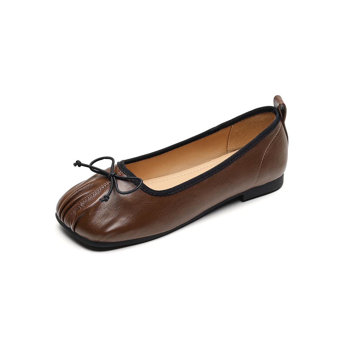 Women Minimalism Style Soft Leather Flats Newgew Shoes